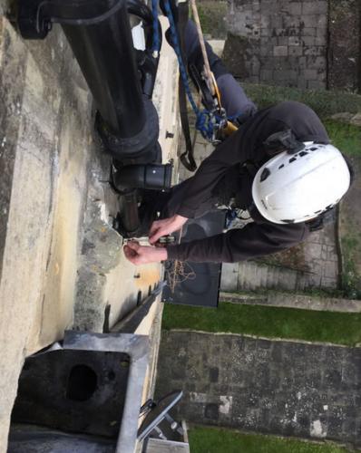 Gas Fitter Abseiling Bath City